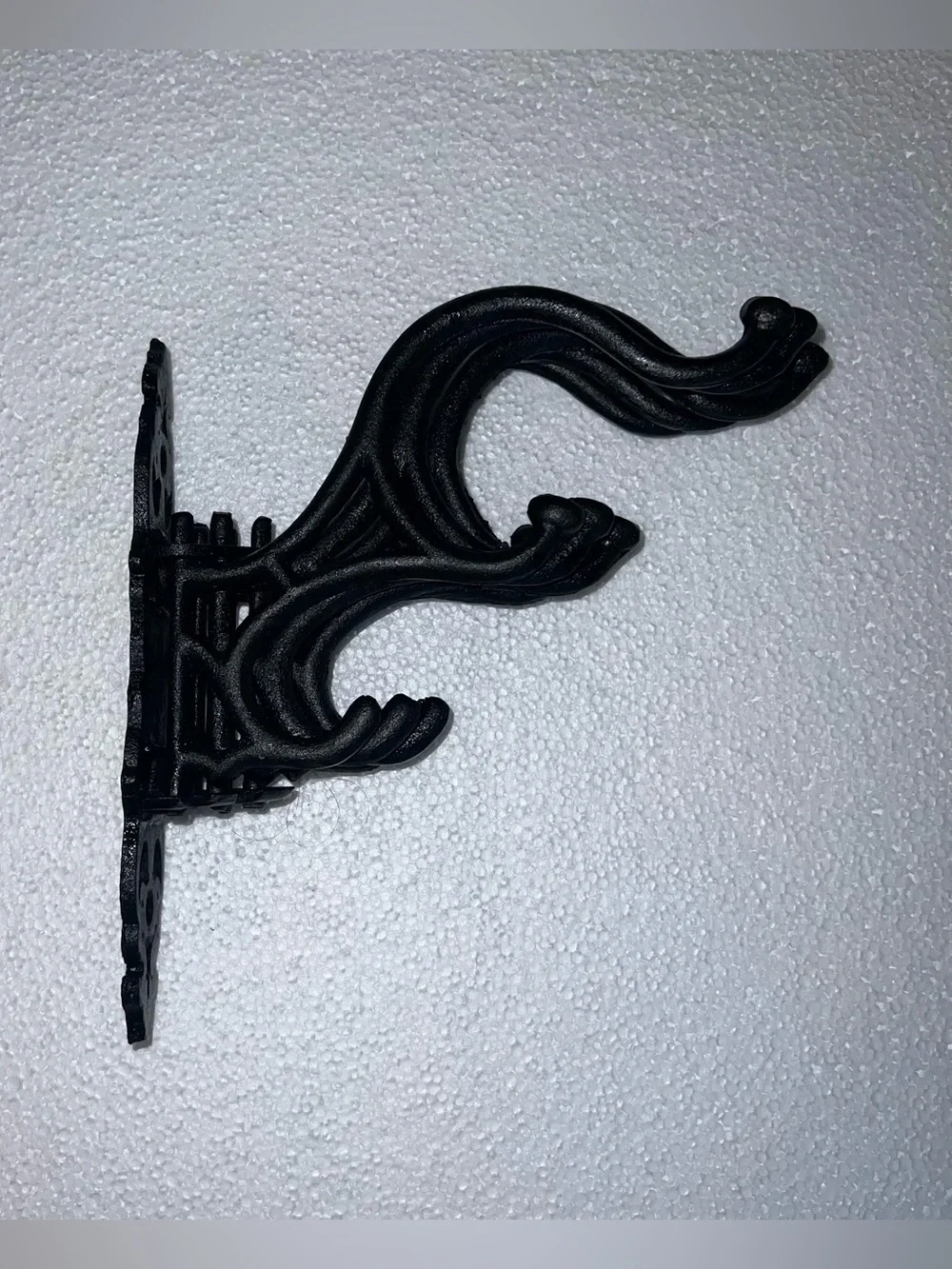 Vintage Victorian Style Folding Coat Rack 5 Prong Pivot Hooks